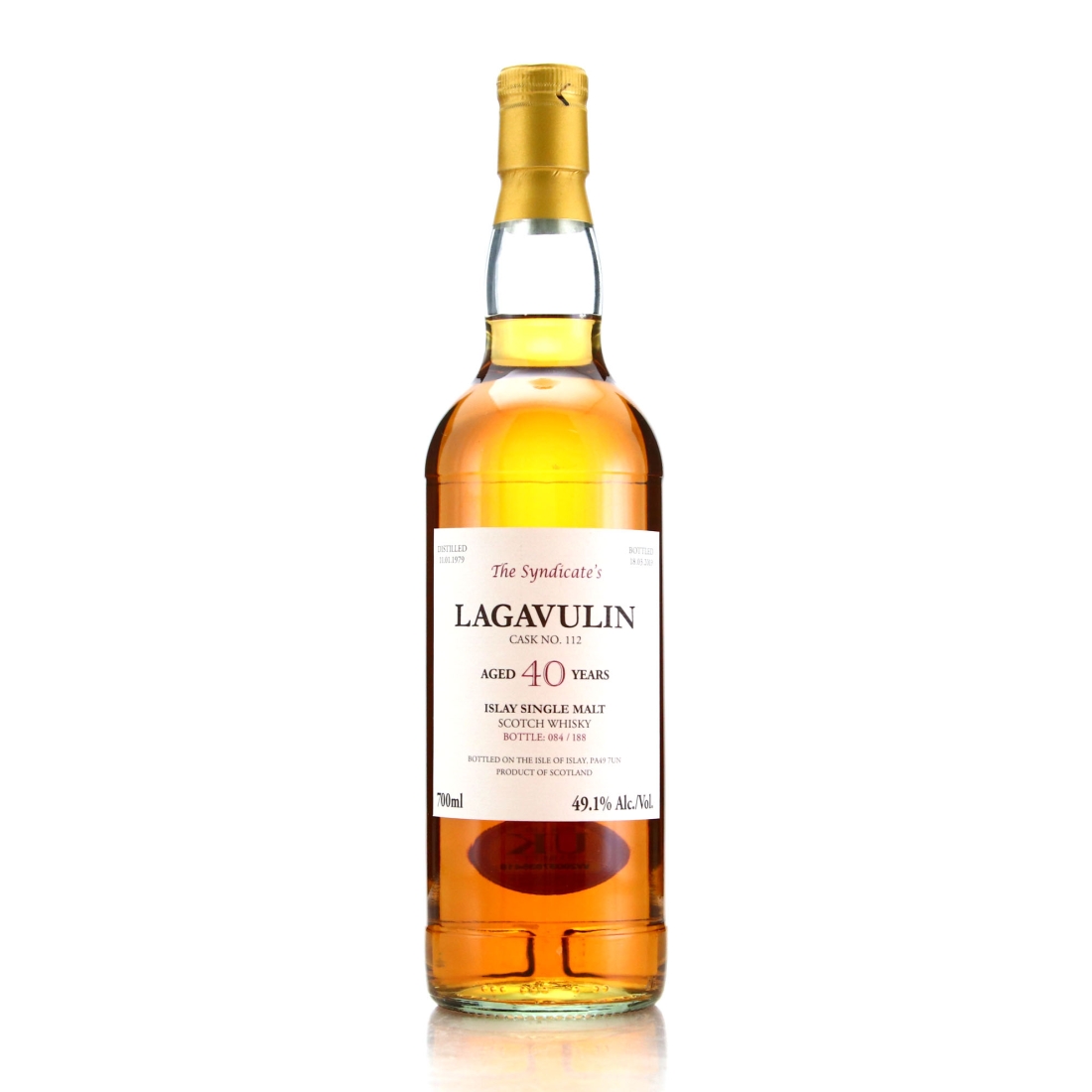 Lagavulin 1979 The Syndicate 40 Year Old