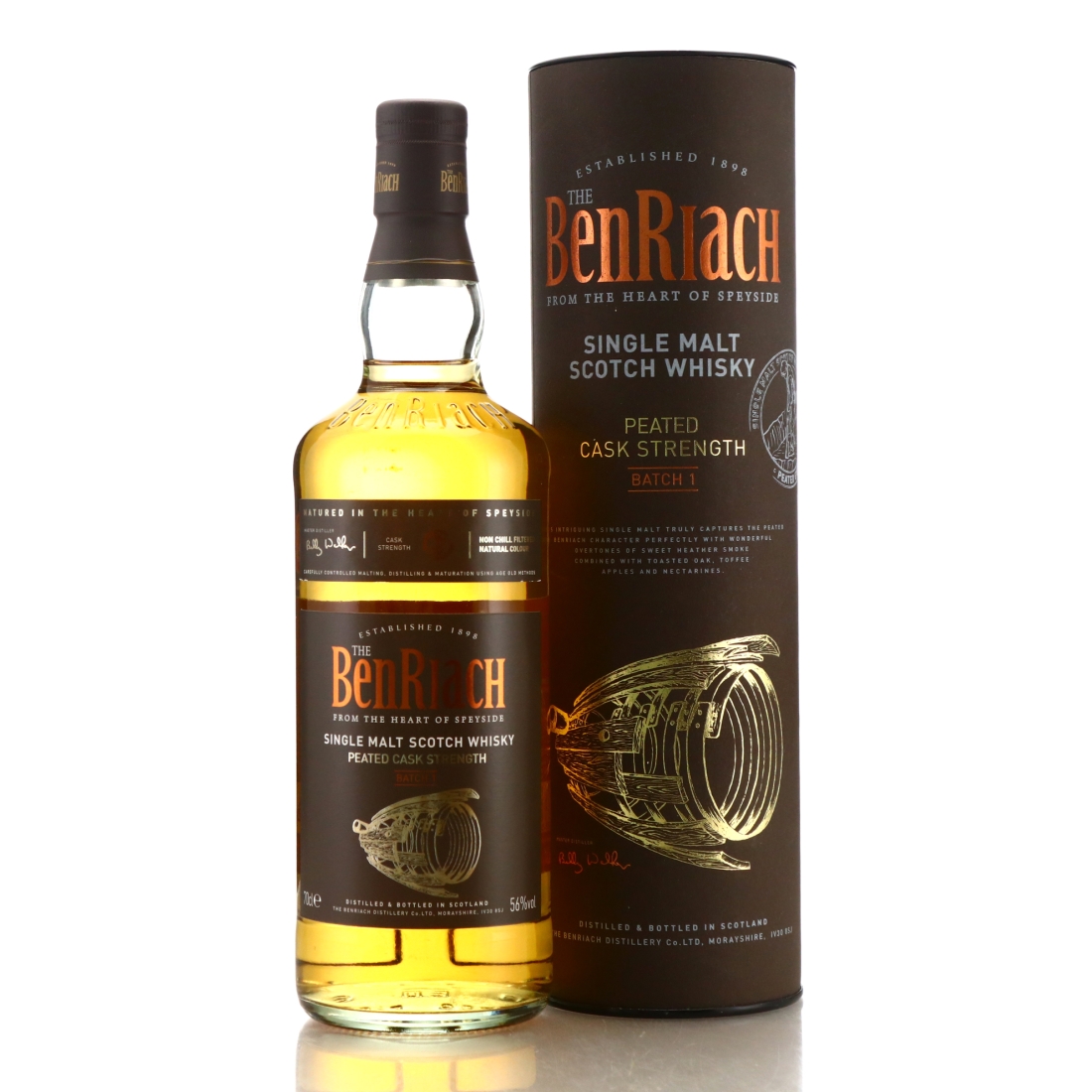 Benriach Peated Cask Strength Batch #1