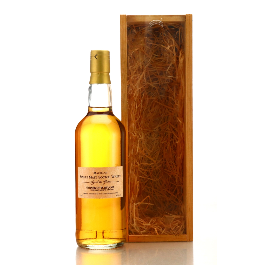 Macallan 25 Year Old Royal Mile Whiskies / Bank of Scotland