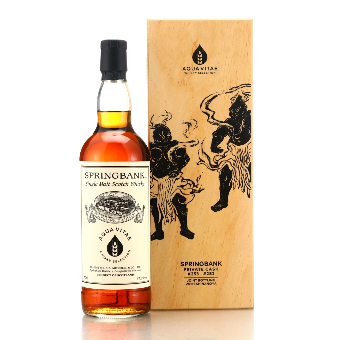 Springbank 26 Year Old Private Cask #253 and ##282 / Aqua Vitae and Shinanoya