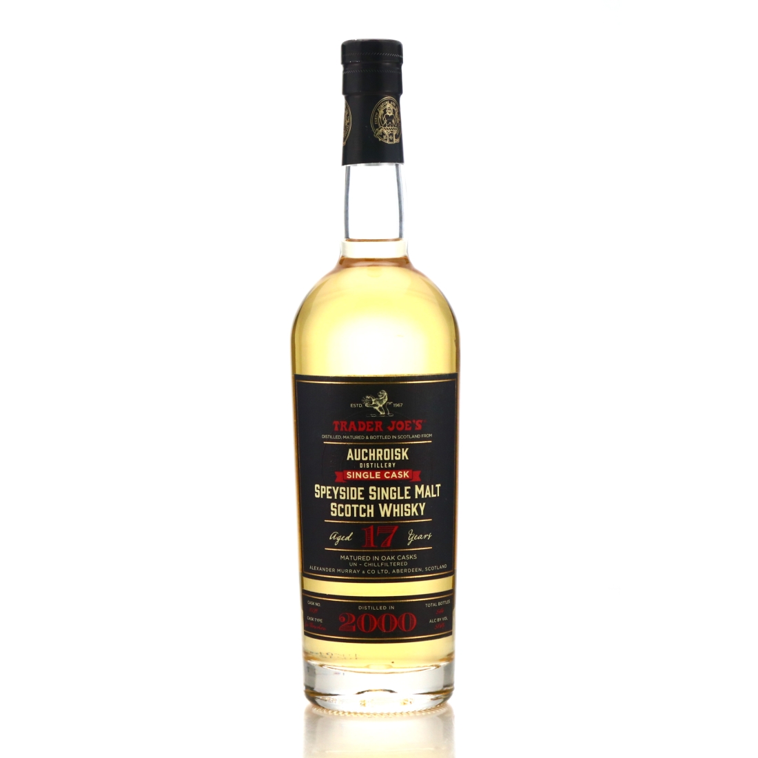Auchroisk 2000 Trader Joe's 17 Year Old 75cl / US Import