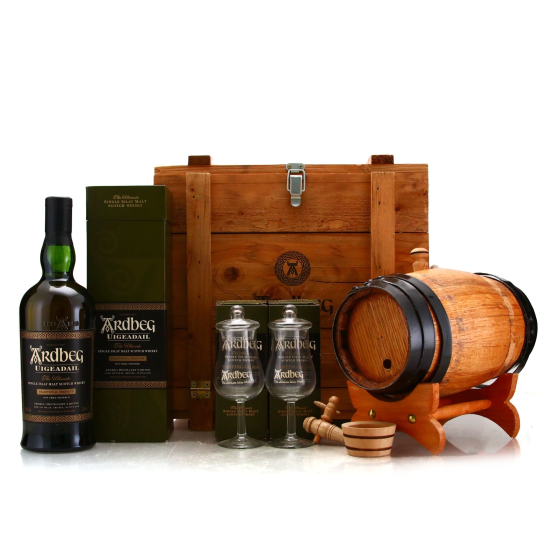 Ardbeg Uigeadail Inaugural Release Gift Set 2003