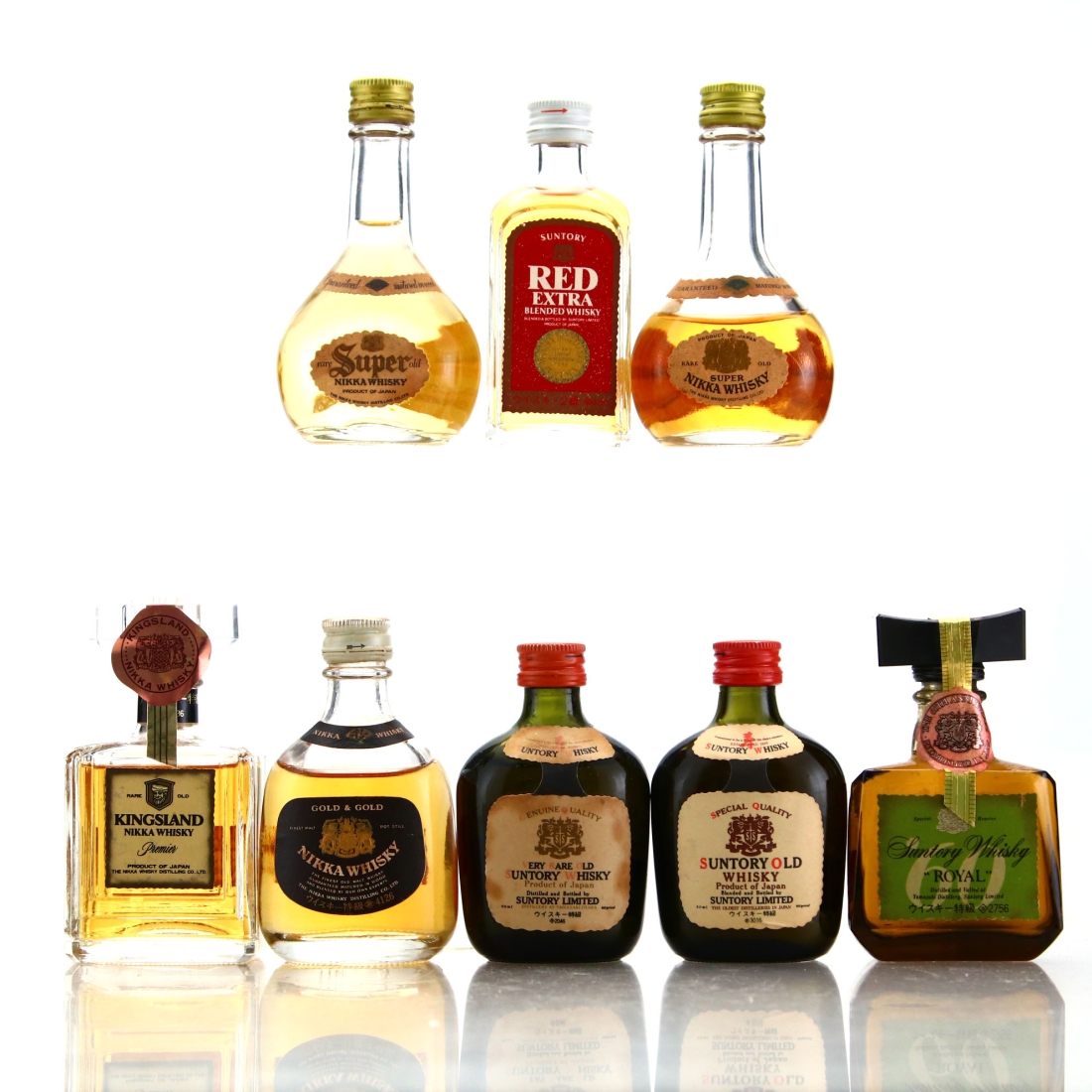 Japanese Whisky Miniature x 8