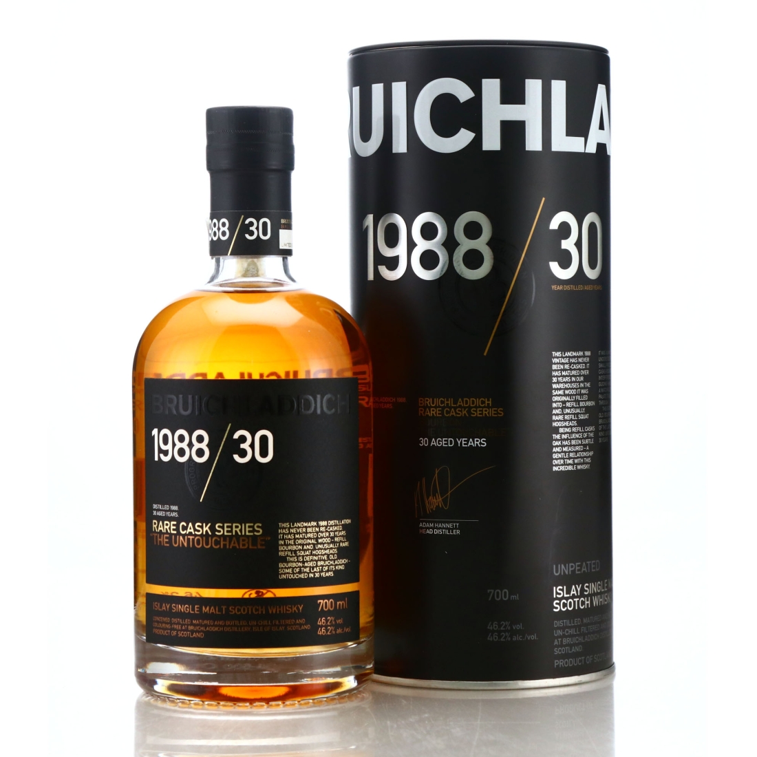 Bruichladdich 1988 Rare Cask Series 30 Year Old / The Untouchable