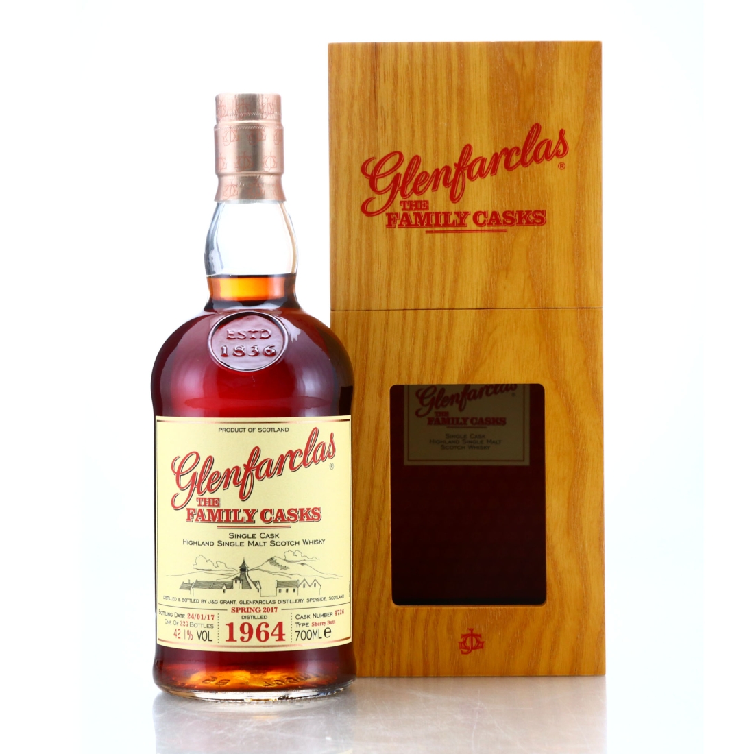 Glenfarclas 1964 Family Cask #4726 / Spring 2017