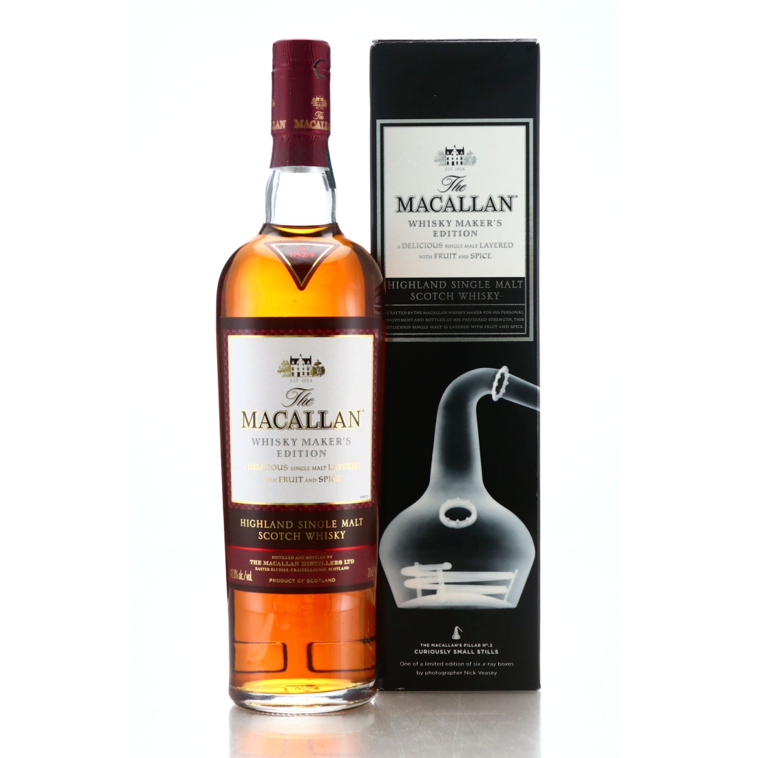  Macallan Whisky Maker's Edition Curiously Small Stills / Nick Veasey Six Pillars