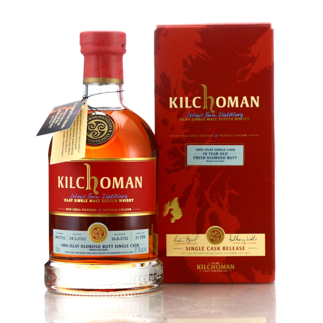 Kilchoman 2011 100% Islay Single Oloroso Cask #144 / France