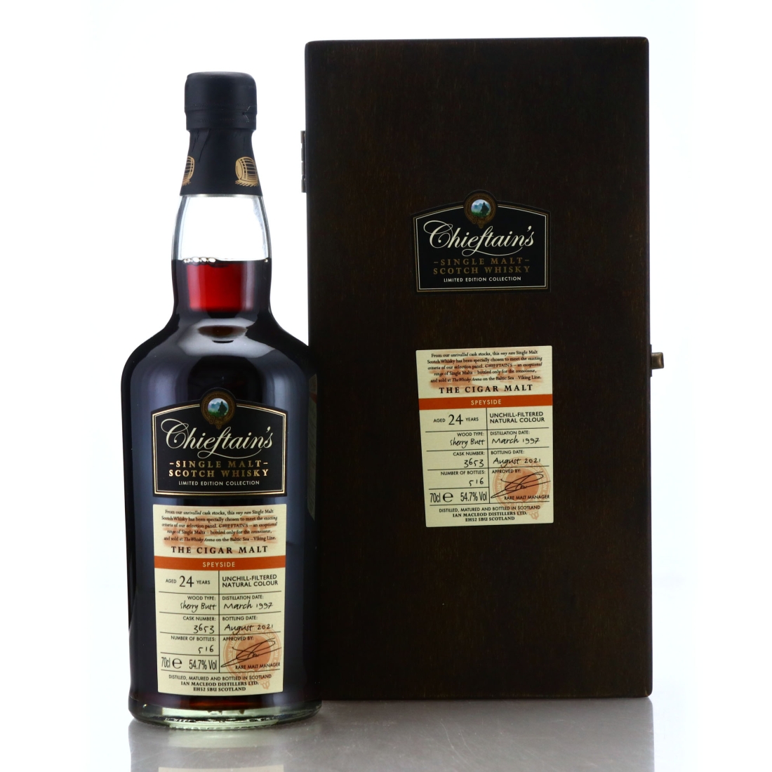 Cigar Malt 1997 Chieftain's 24 Year Old