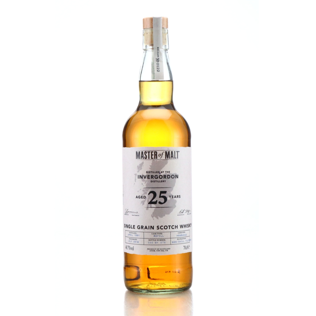 Invergordon 1991 Master of Malt 25 Year Old