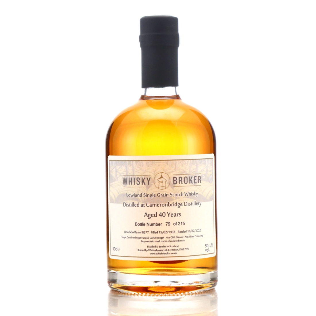 Cameronbridge 1982 Whisky Broker 40 Year Old 50cl