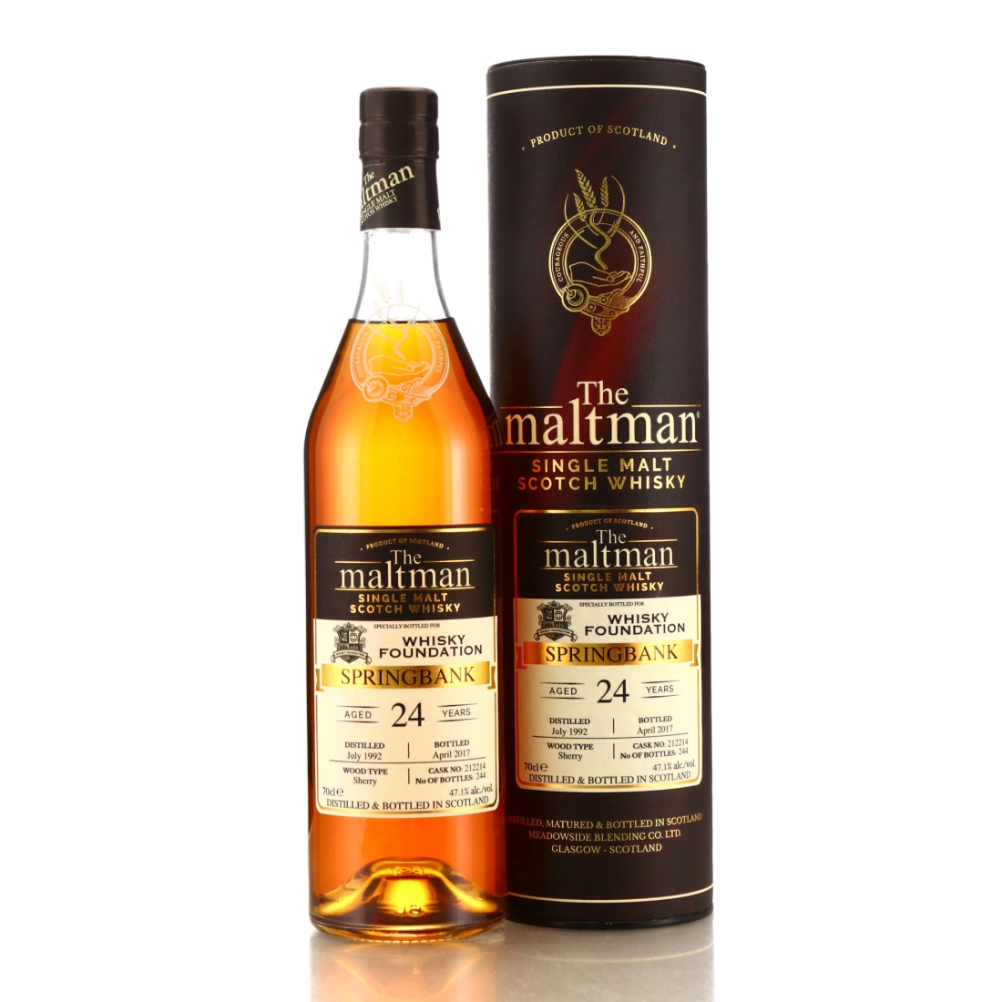 Springbank 1992 Maltman 24 Year Old / Whisky Foundation