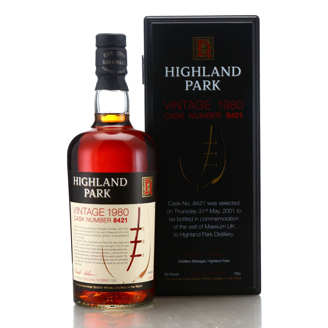 Highland Park 1980 Single Sherry Cask #8421 / Maxxium UK Visit