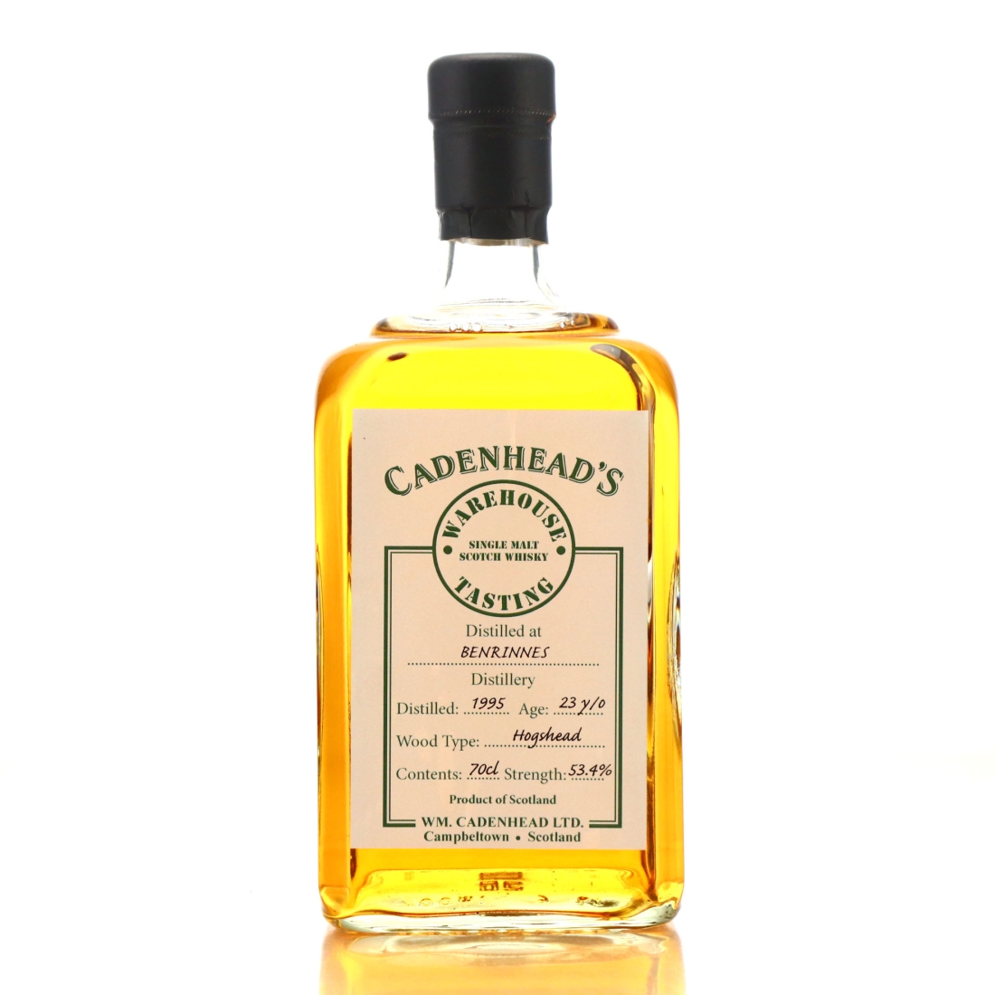 Benrinnes 1995 Cadenhead's 23 Year Old Warehouse Tasting