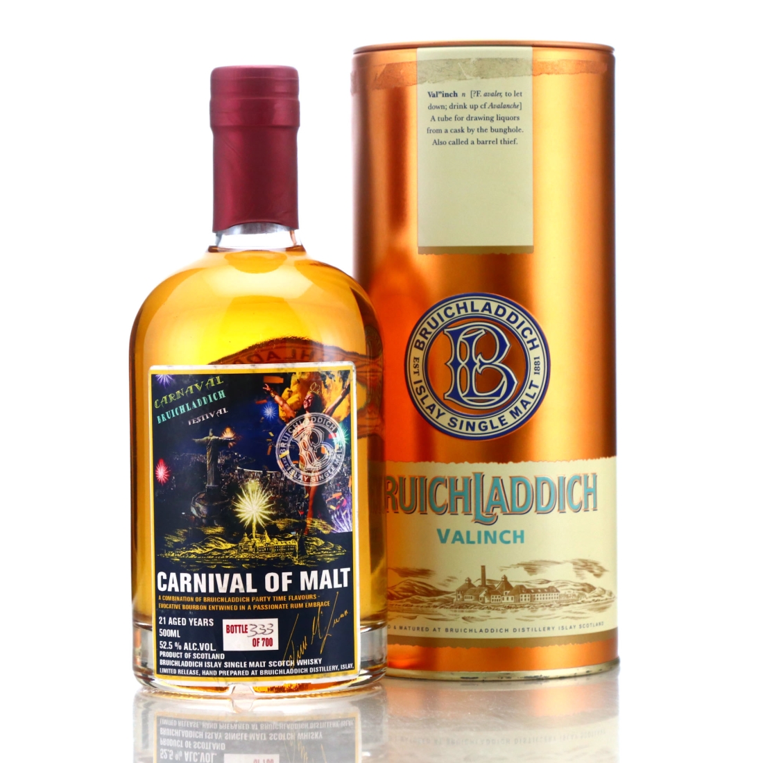 Bruichladdich 21 Year Old Valinch 'Carnival of Malt' / Feis Ile 2013