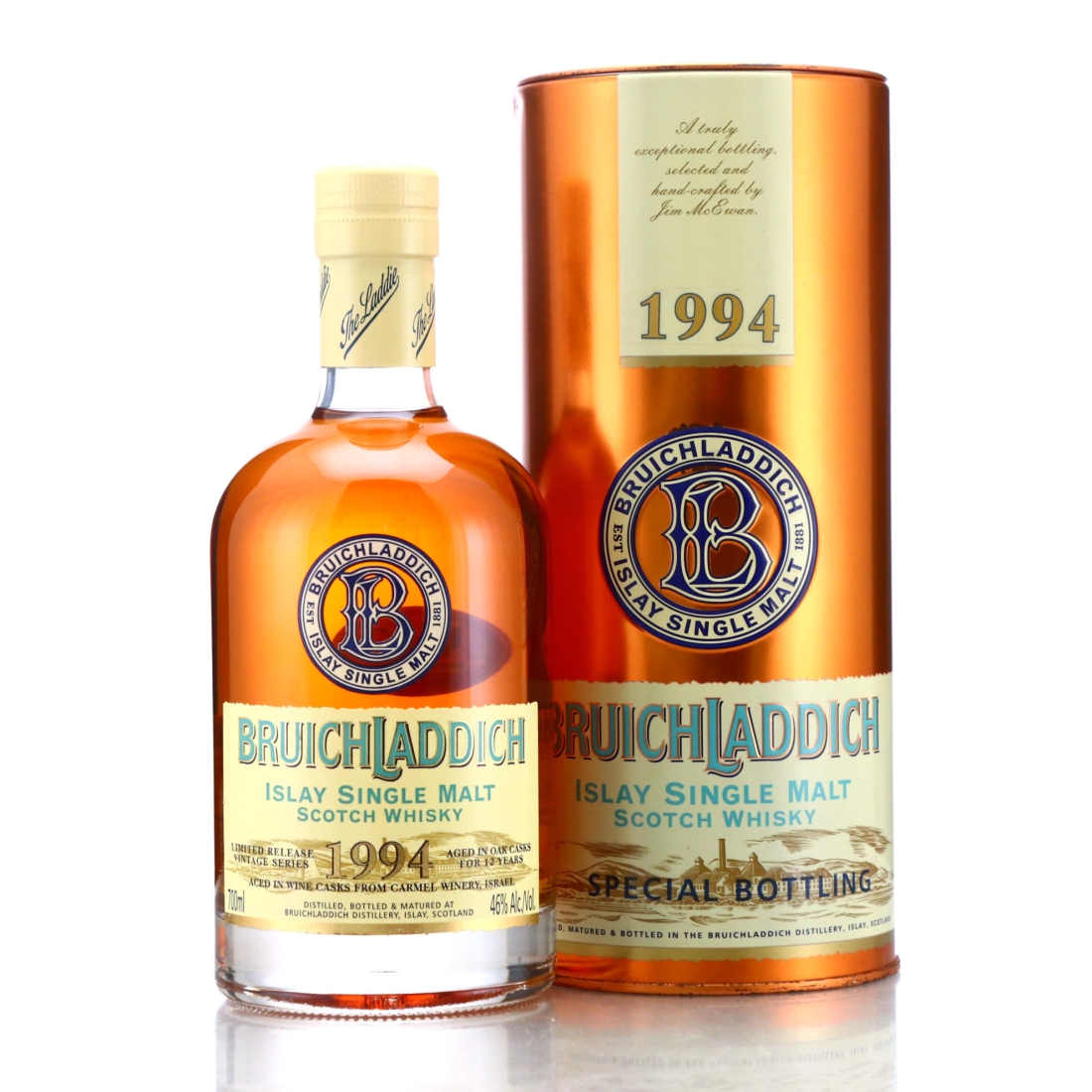 Bruichladdich 1994 Kosher Wine Finish 12 Year Old
