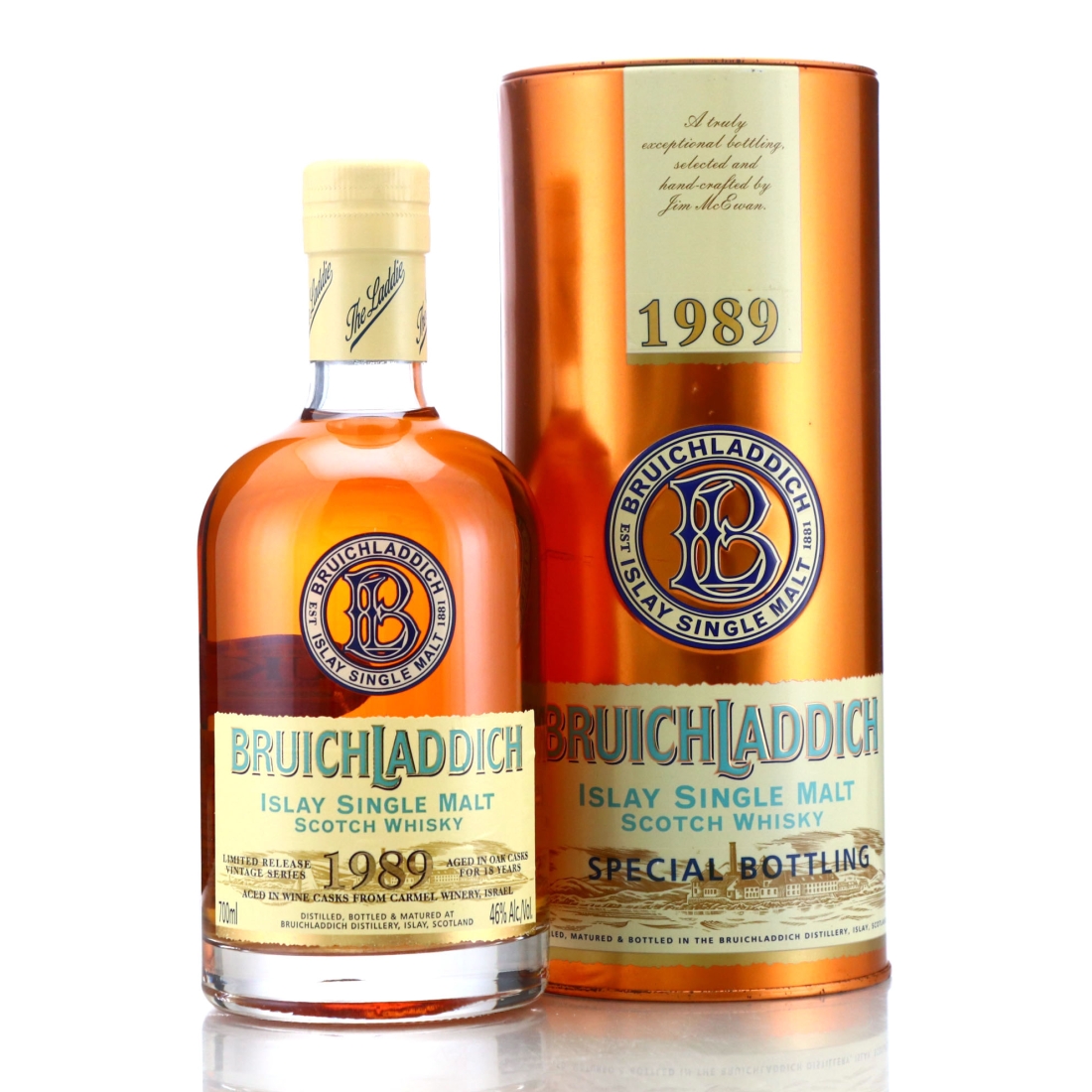 Bruichladdich 1989 Kosher Wine Finish 18 Year Old