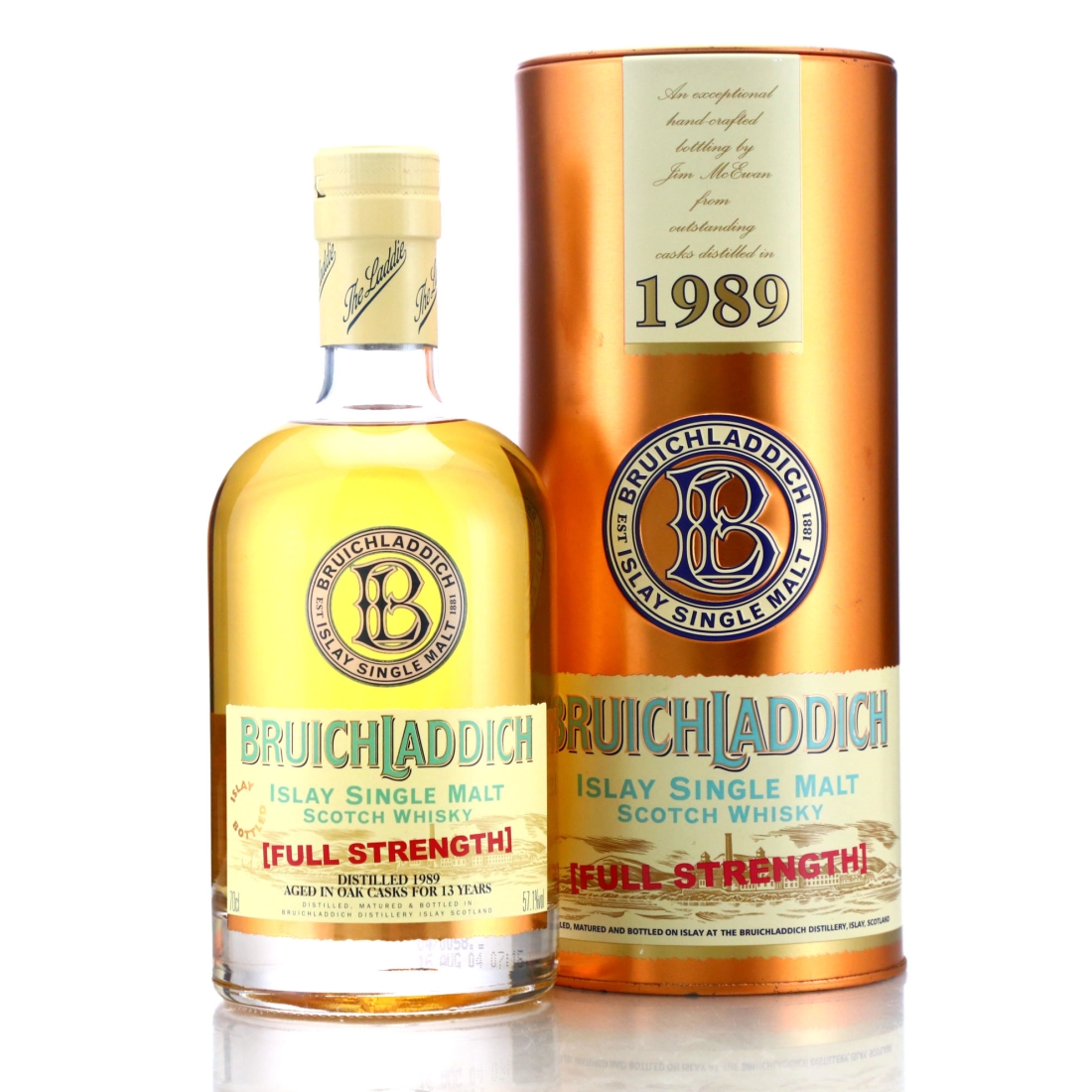 Bruichladdich 1989 Full Strength 13 Year Old