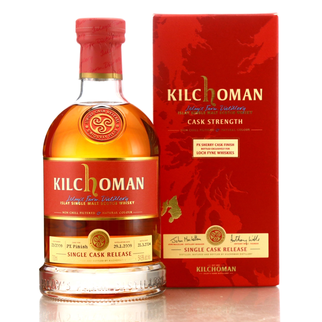 Kilchoman 2009 Single PX Cask Finish #23 / Loch Fyne Whiskies