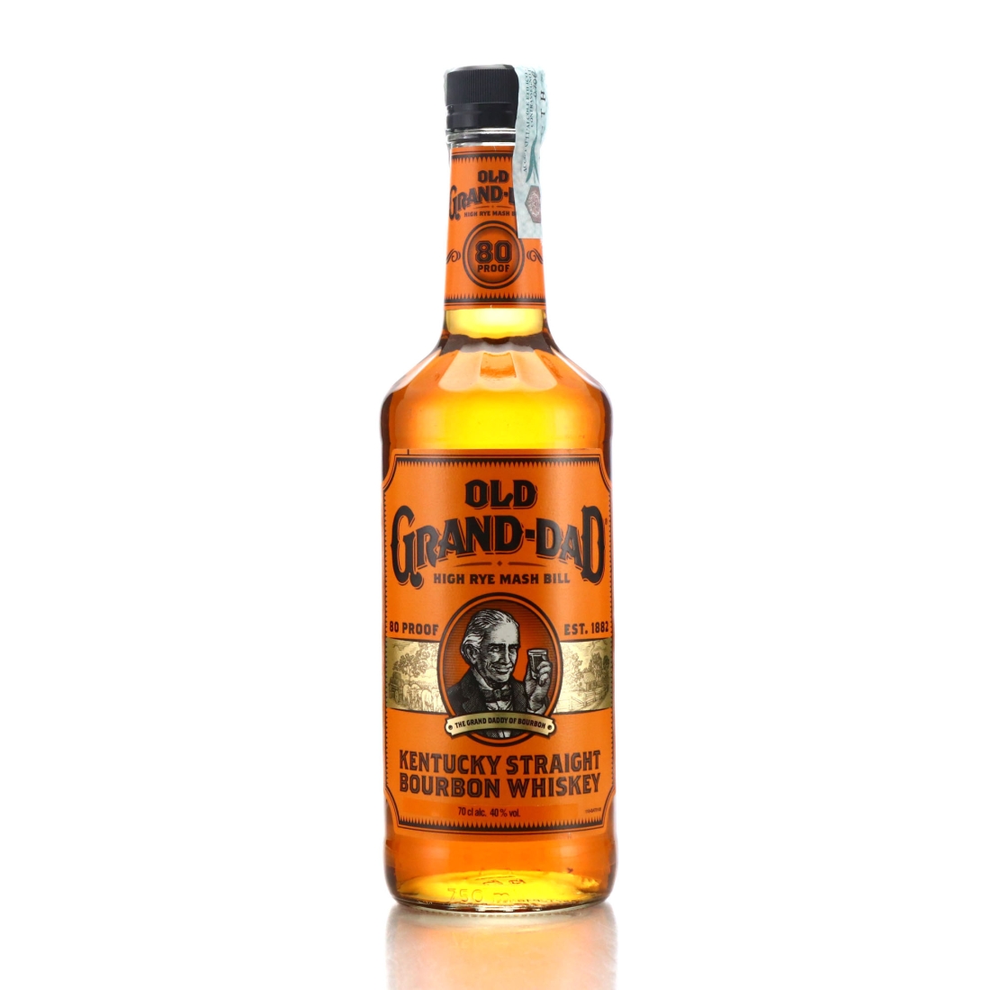 Old Grand-Dad 80 Proof Kentucky Straight Bourbon 70cl