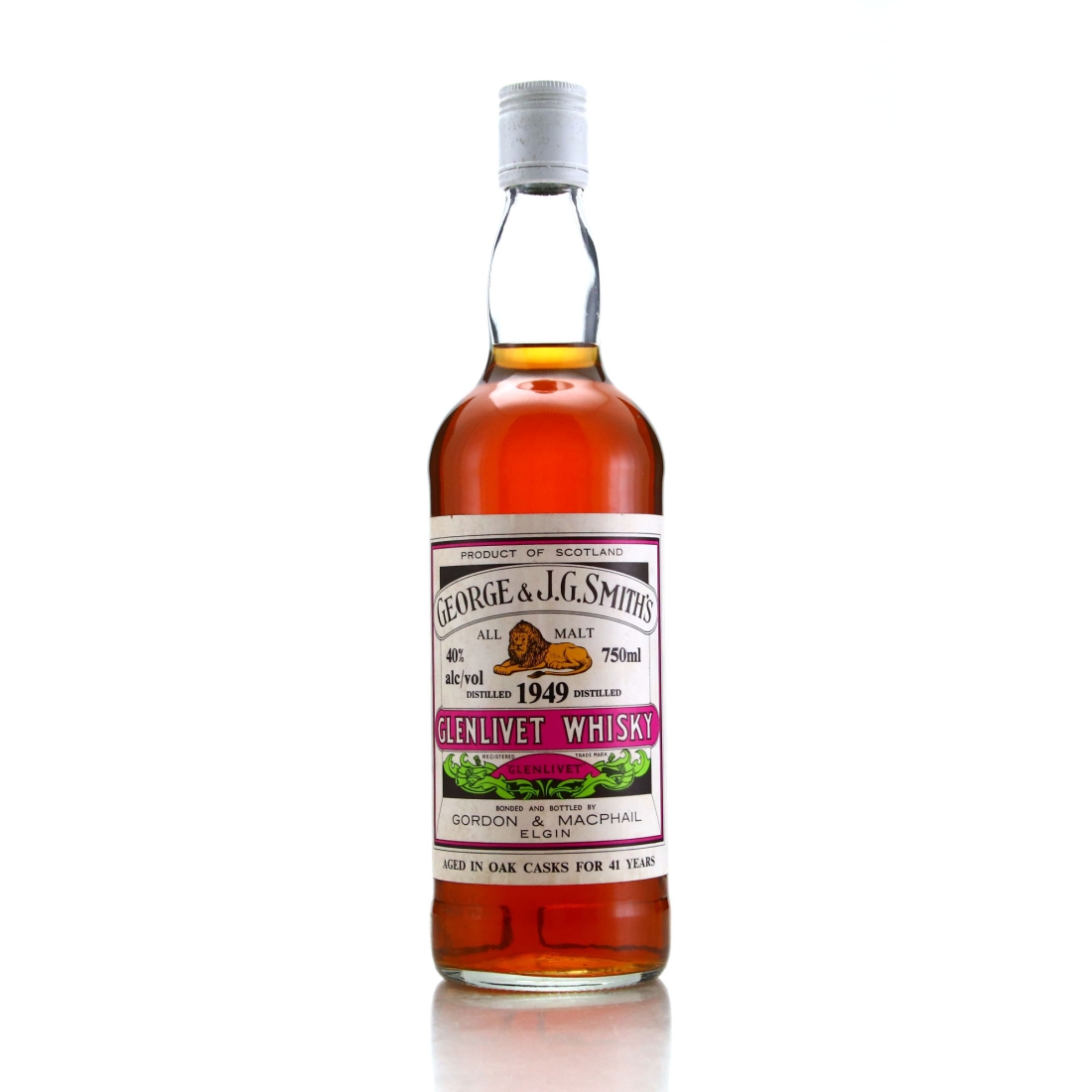 Glenlivet 1949 Gordon and MacPhail 41 Year Old 75cl / US Import