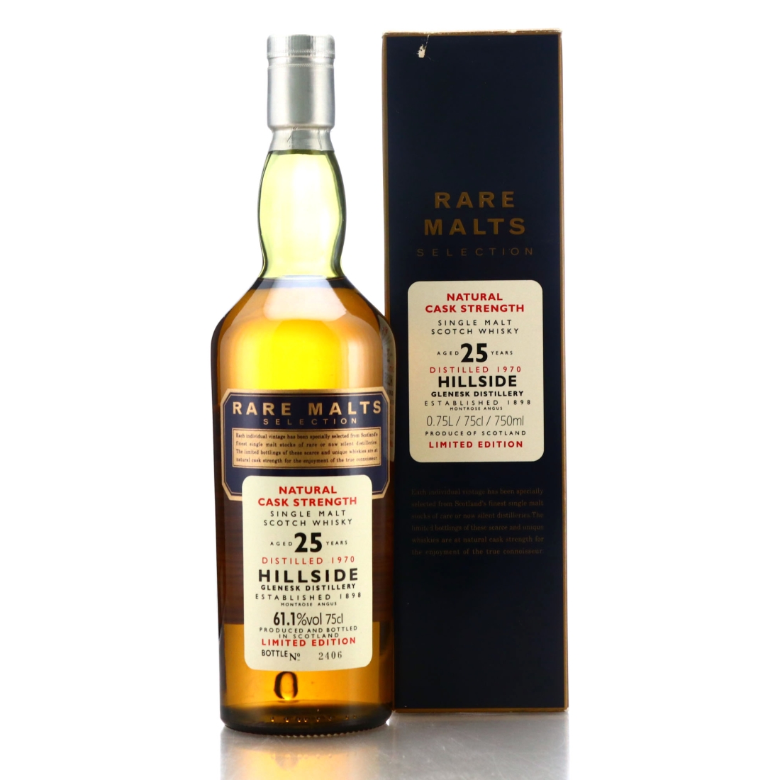 Glenesk-Hillside 1970 Rare Malts 25 Year Old 75cl / 61.1%