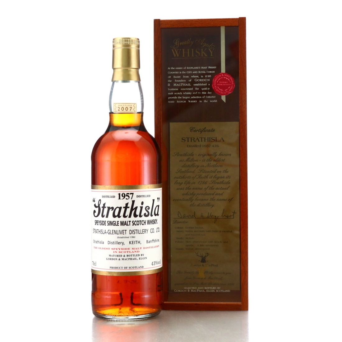 Strathisla 1957 Gordon and MacPhail bottled 2007