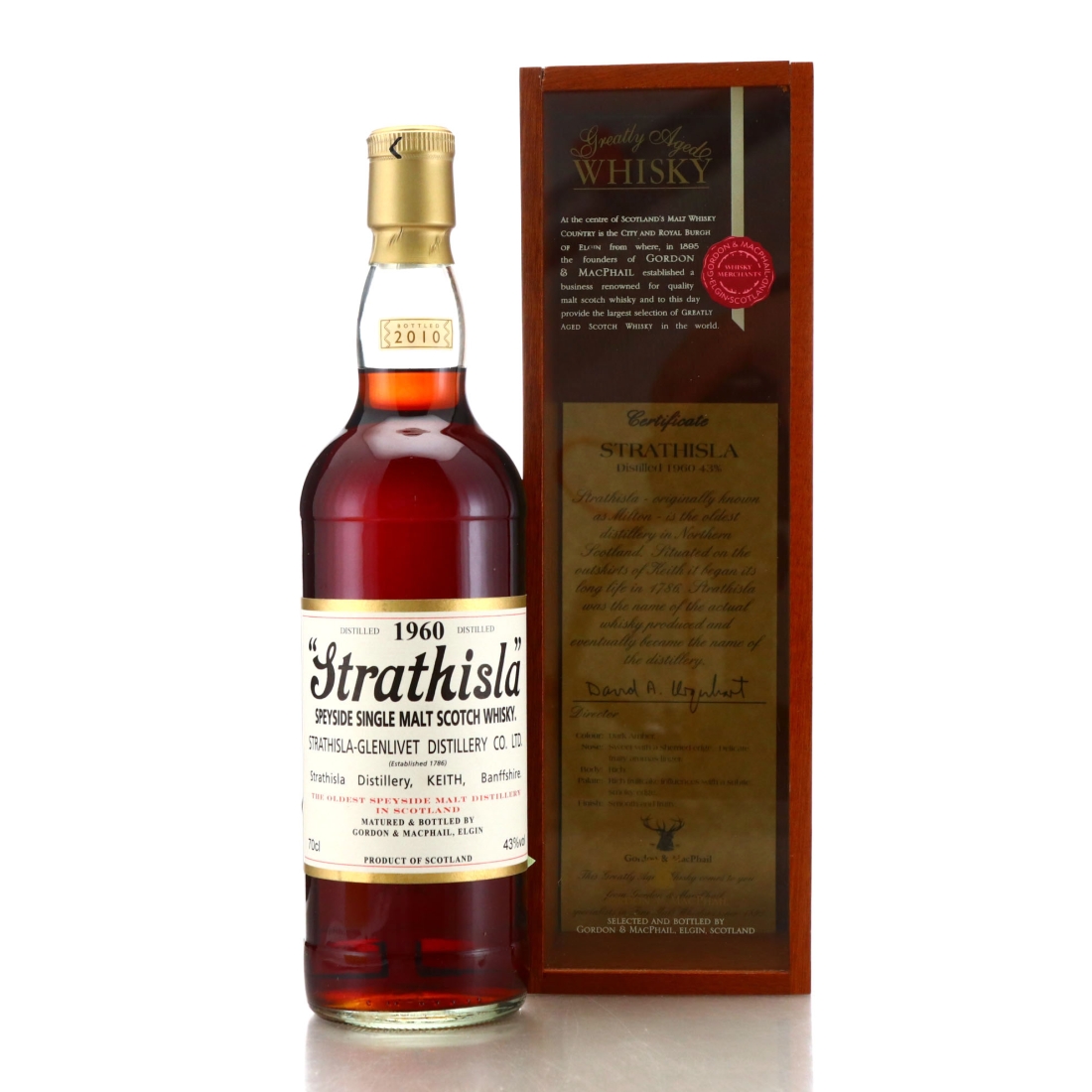 Strathisla 1960 Gordon and MacPhail bottled 2010