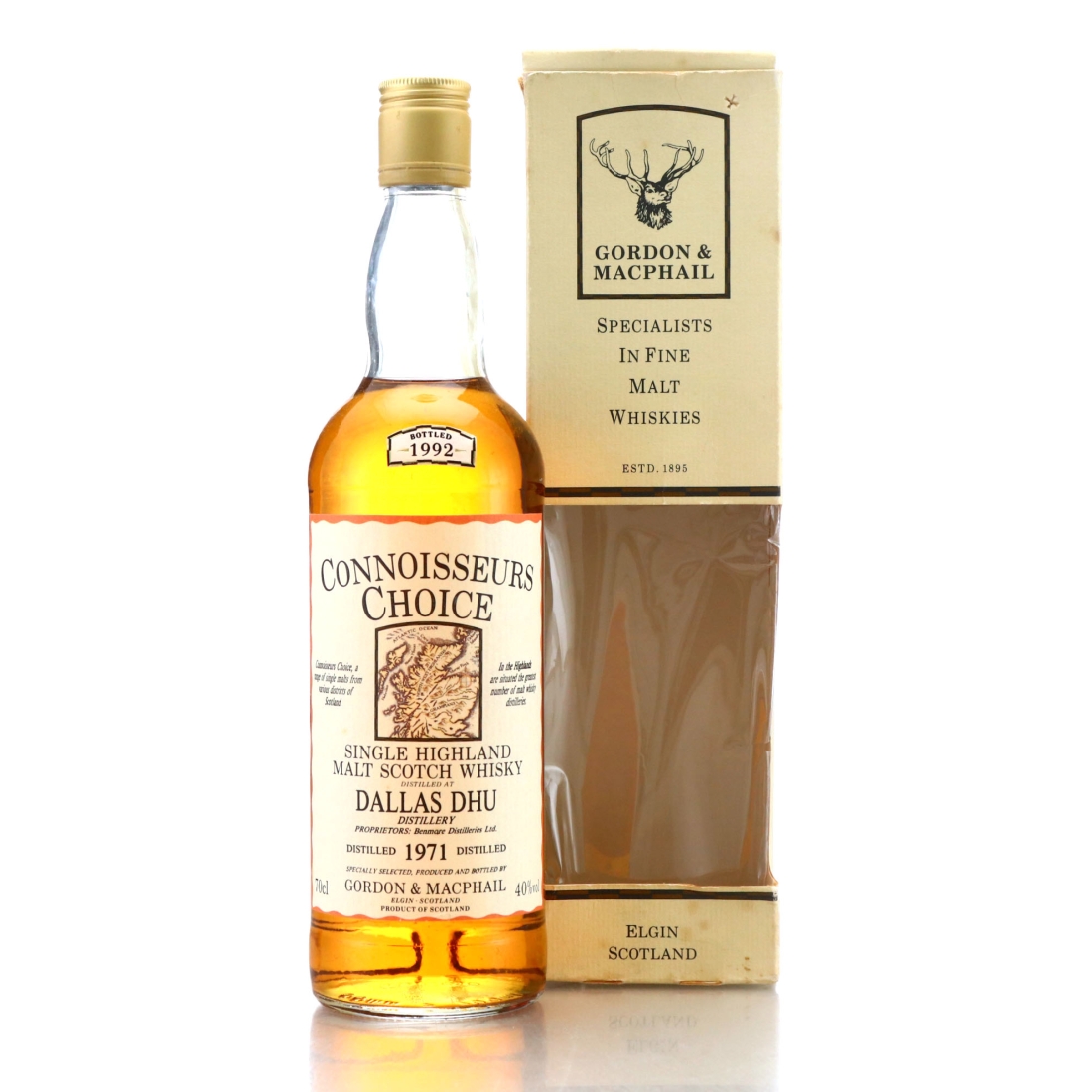 Dallas Dhu 1971 Gordon and MacPhail bottled 1992