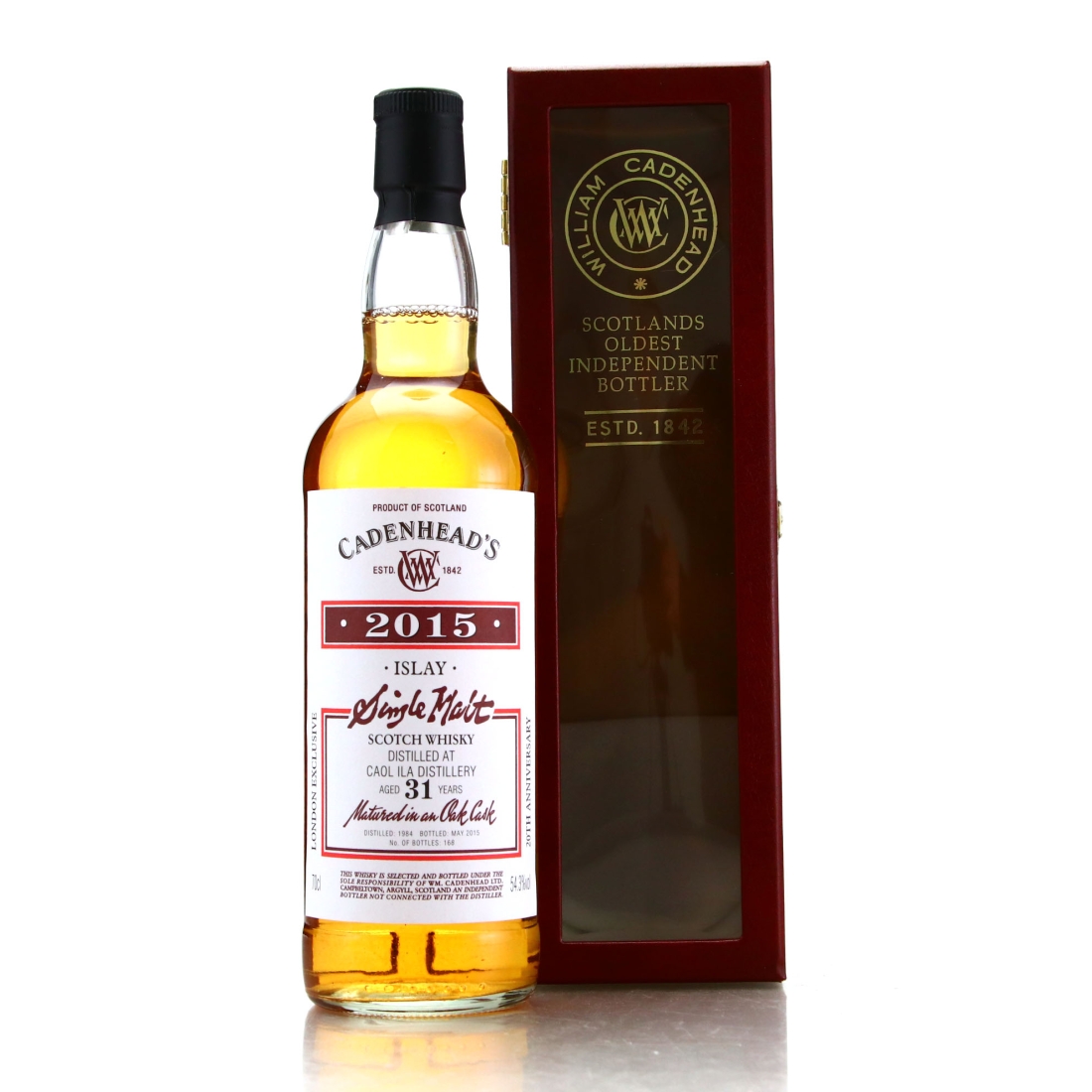 Caol Ila 1984 Cadenhead's 31 Year Old / London Shop 20th Anniversary 