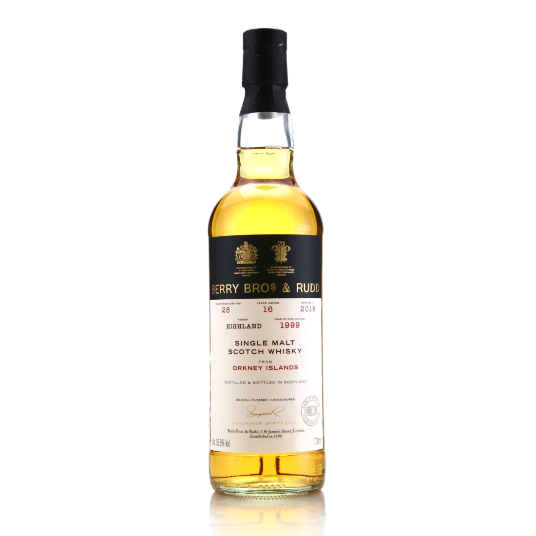 Orkney Single Malt 1999 Berry Brothers and Rudd 16 Year Old