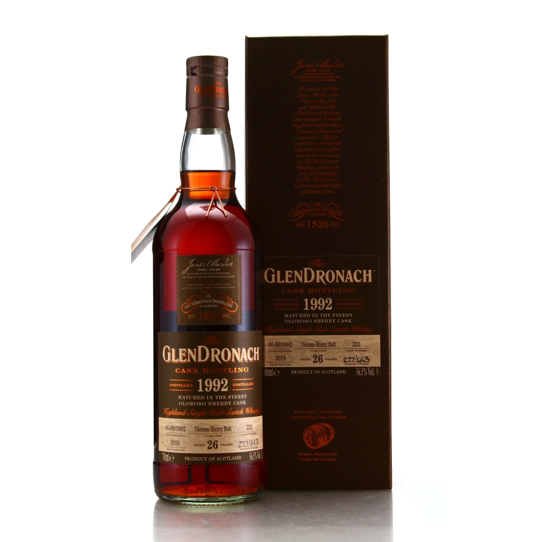 Glendronach 1992 Single Oloroso Cask 26 Year Old #221 / Batch 17