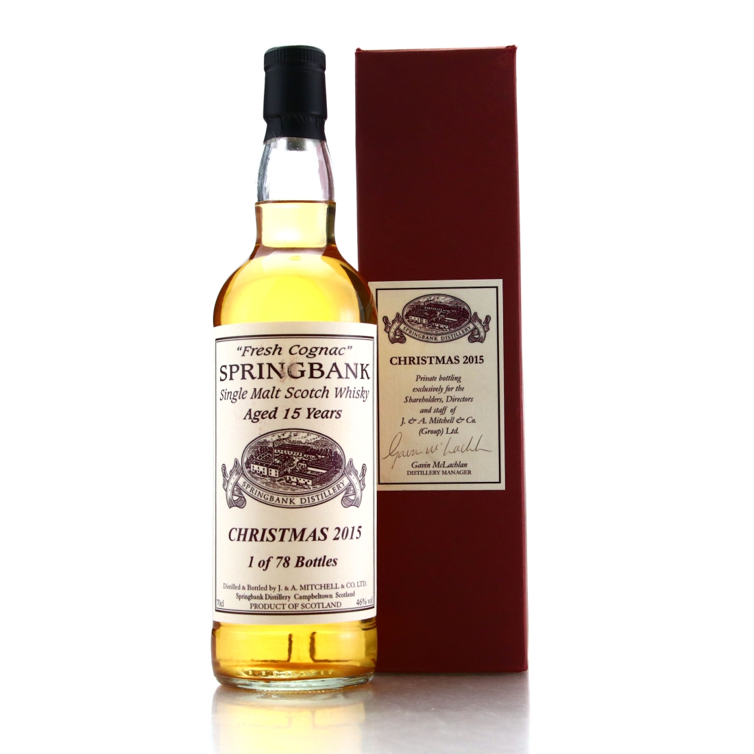 Springbank 15 Year Old Staff Exclusive Christmas 2015