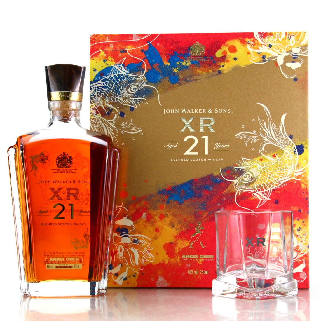 Johnnie Walker XR 21 Year Old Gift Pack 75cl / Taiwan - Angel Chen