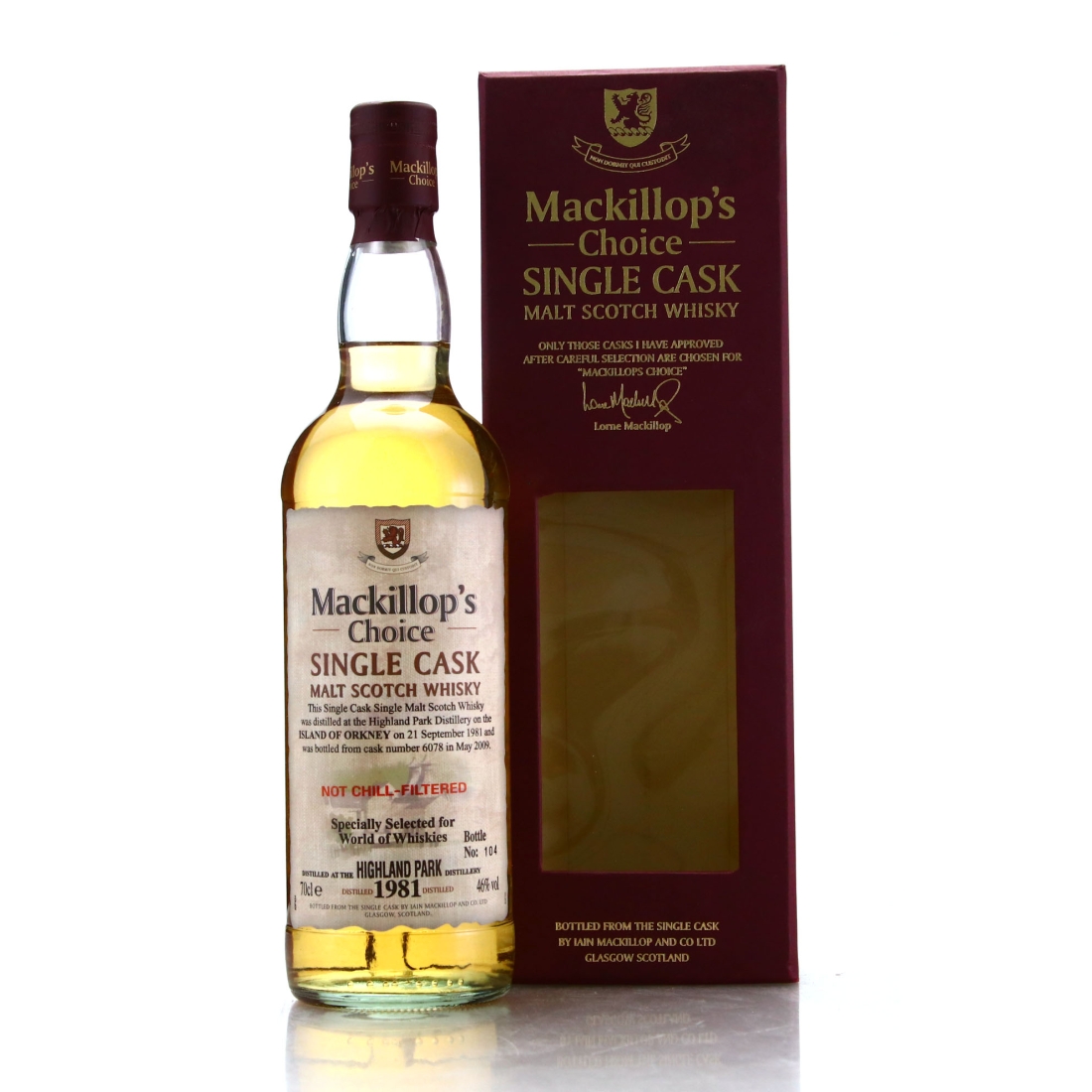Highland Park 1981 Mackillop's Choice / World of Whiskies