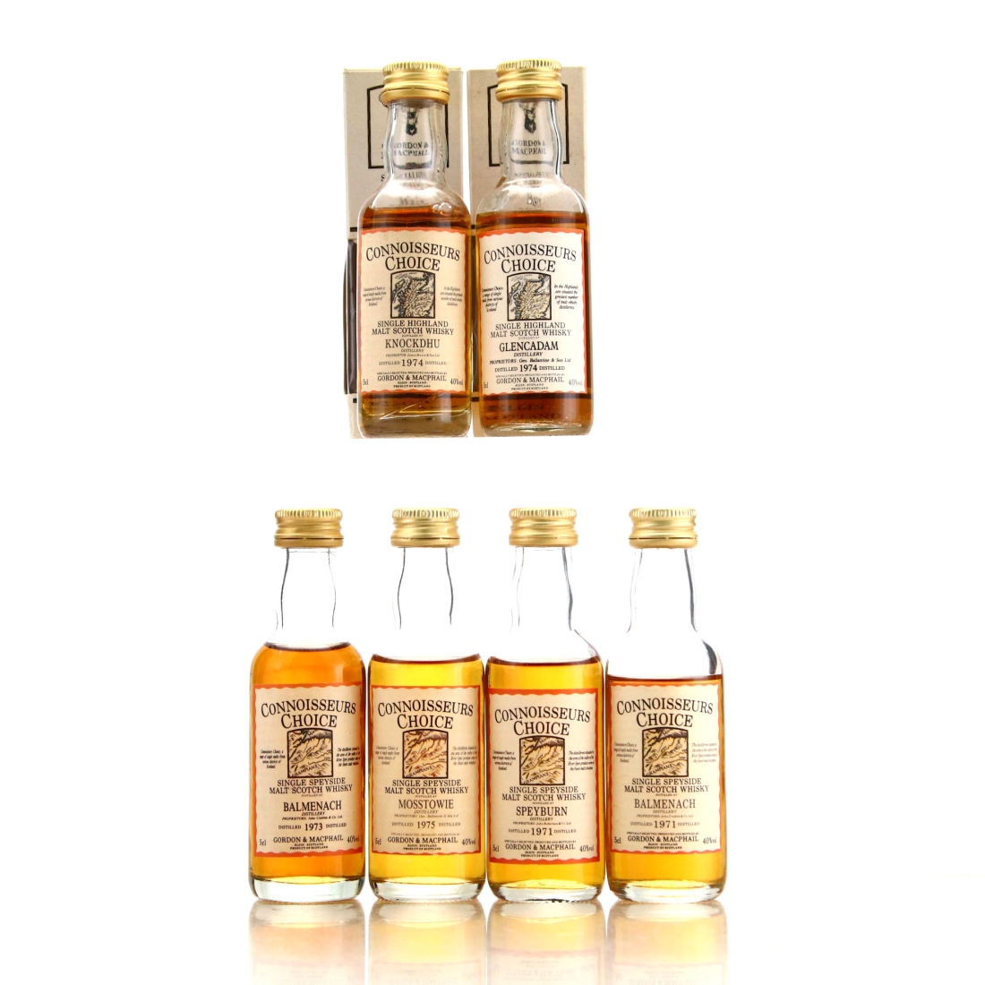 Gordon and MacPhail Connoisseurs Choice Miniature x 6