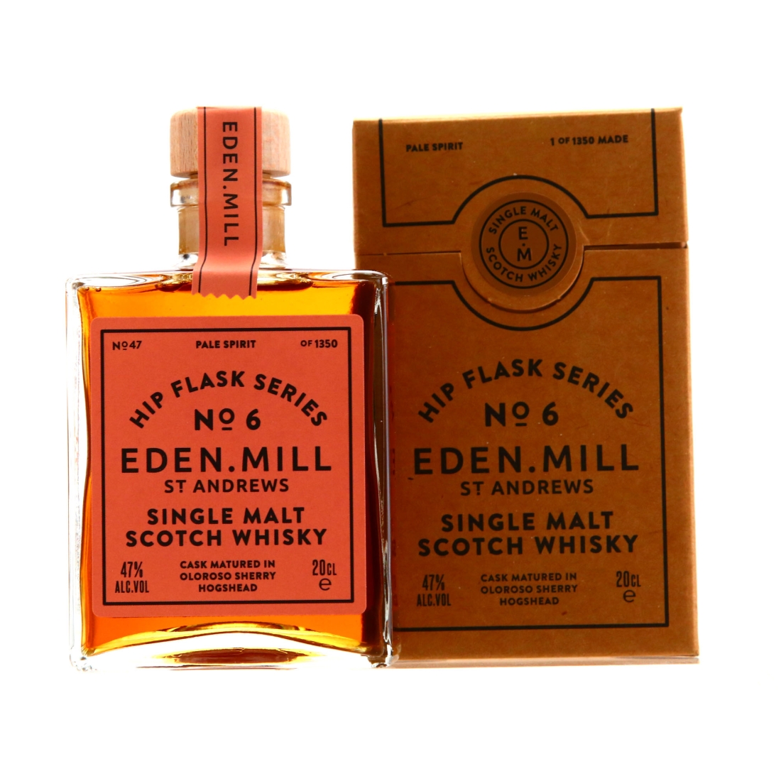 Eden Mill Hip Flask Series No.6 20cl / Pale Spirit, Oloroso Hogshead