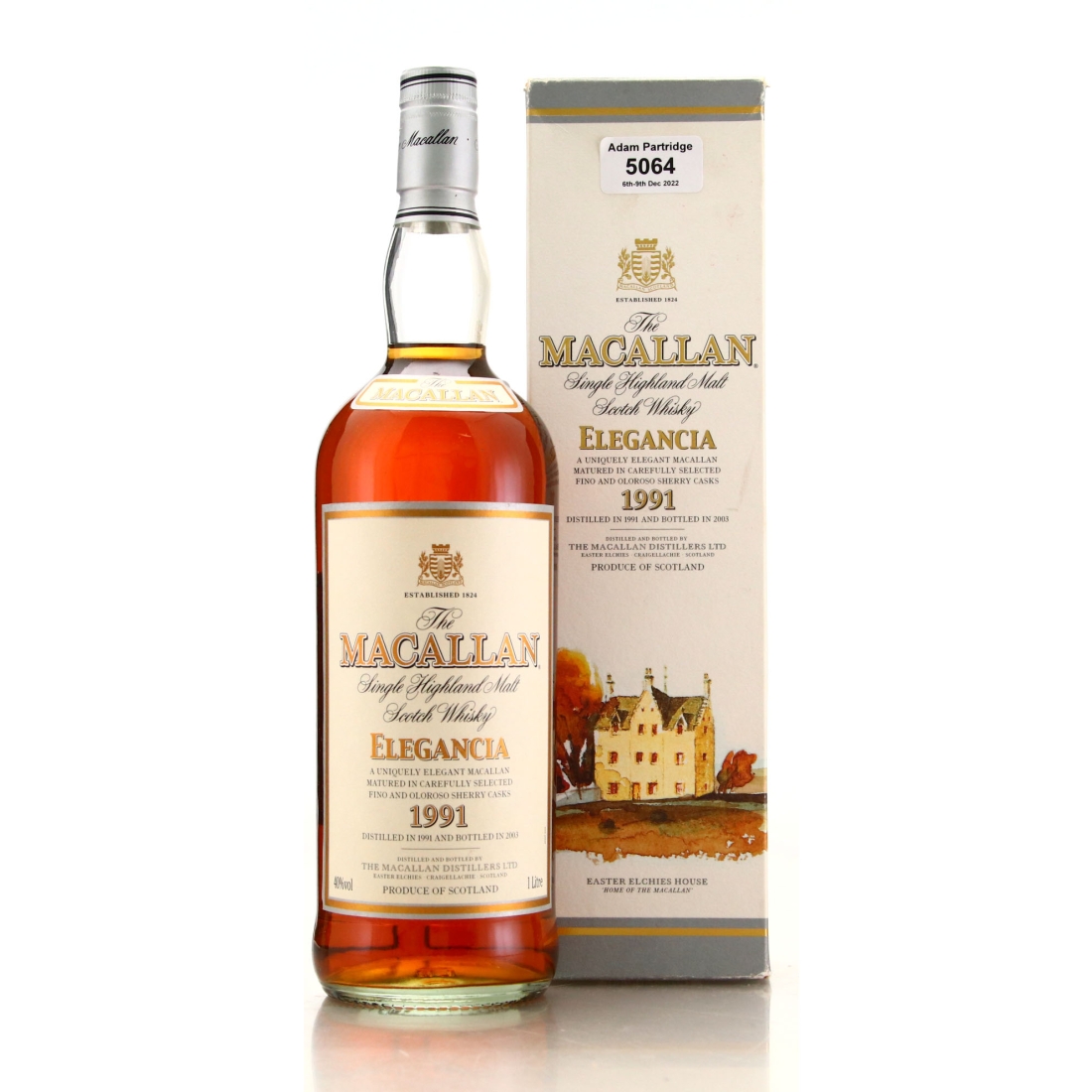 Macallan 1991 Elegancia 1 Litre