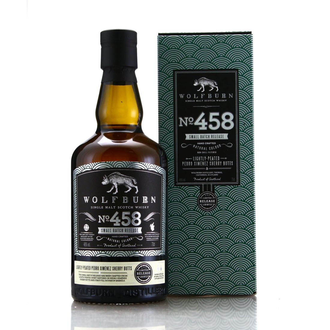 Wolfburn Batch No.458 Lightly Peated PX Cask