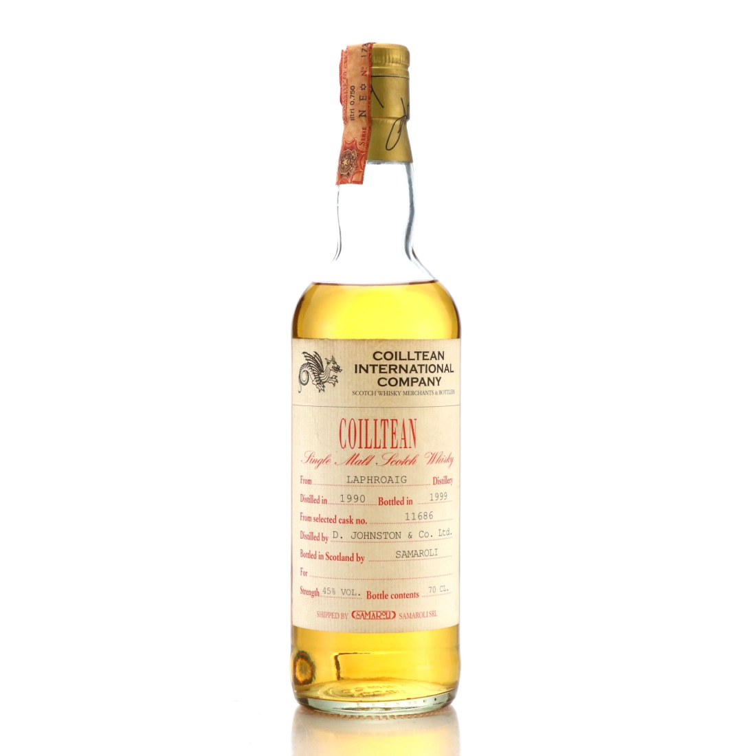 Laphroaig 1990 Coilltean for Maurizio Menichetti / Samaroli Import