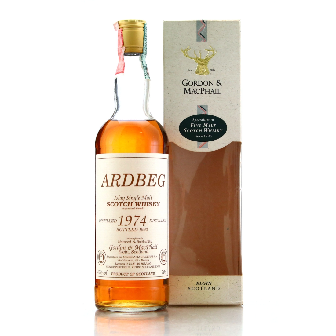 Ardbeg 1974 Gordon and MacPhail / Meregalli Import