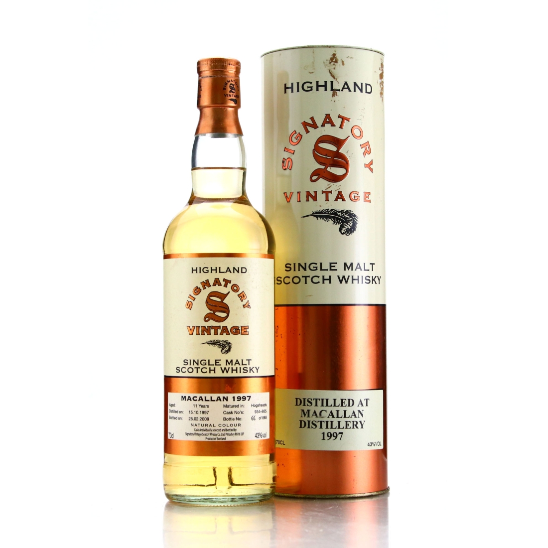 Macallan 1997 Signatory Vintage 10 Year Old