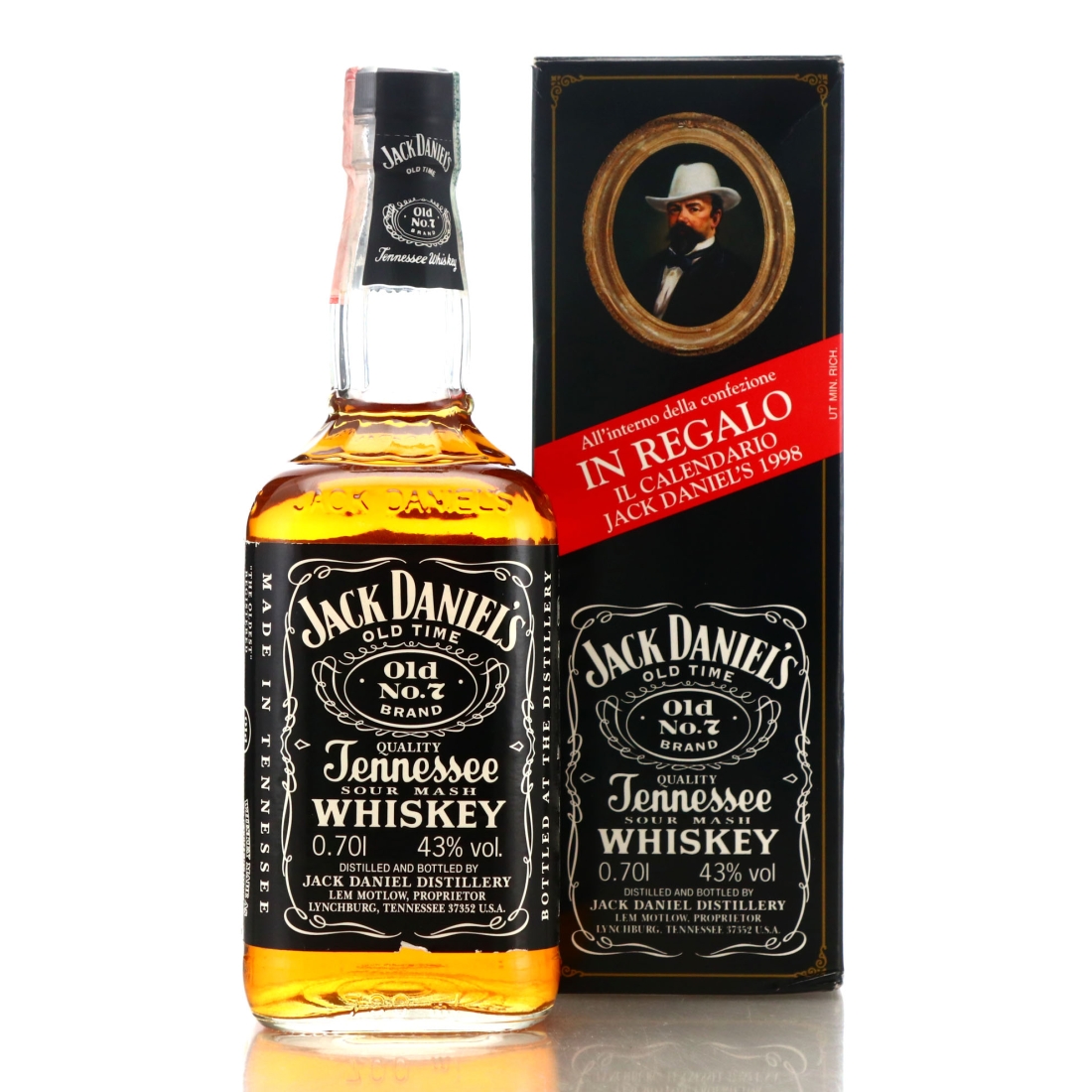 Jack Daniel's Old No.7 86 Proof 70cl 1998