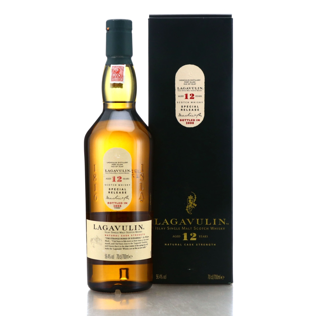 Lagavulin 12 Year Old Cask Strength 2008 Release