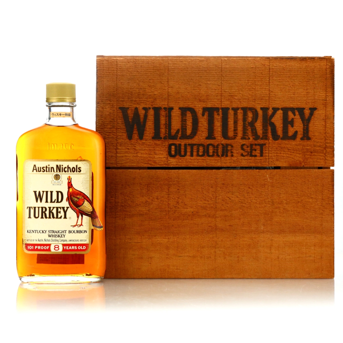 Wild Turkey 8 Year Old 101 Proof 37.5cl 1987 Outdoor Set