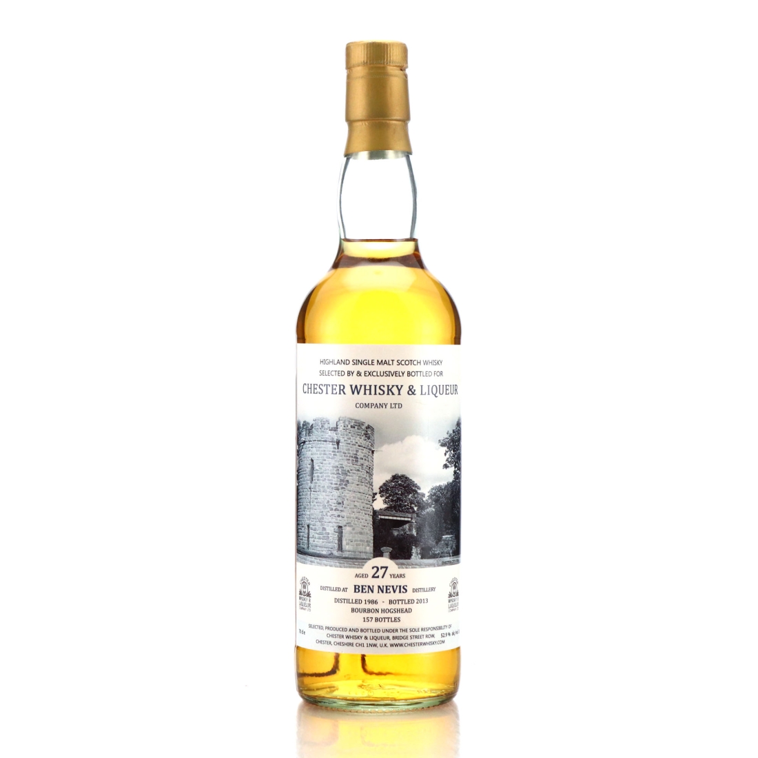 Ben Nevis 1986 Chester Whisky and Liqueur Company 27 Year Old