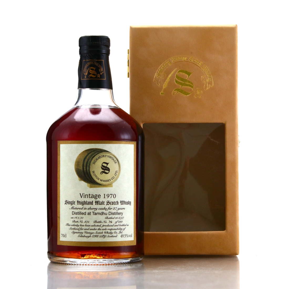 Tamdhu 1970 Signatory Vintage 27 Year Old