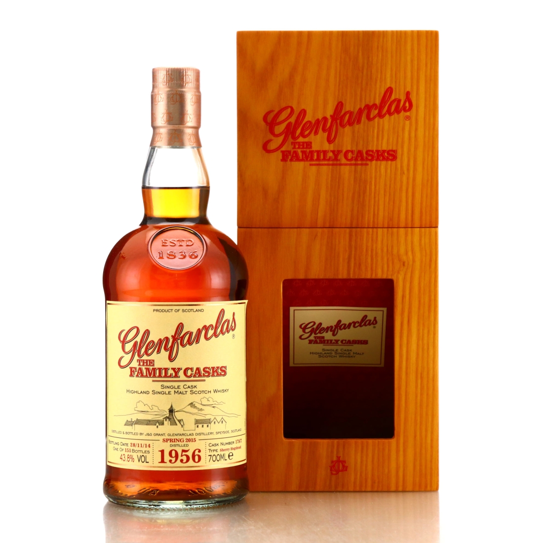 Glenfarclas 1956 Family Cask #1767 / Spring 2015