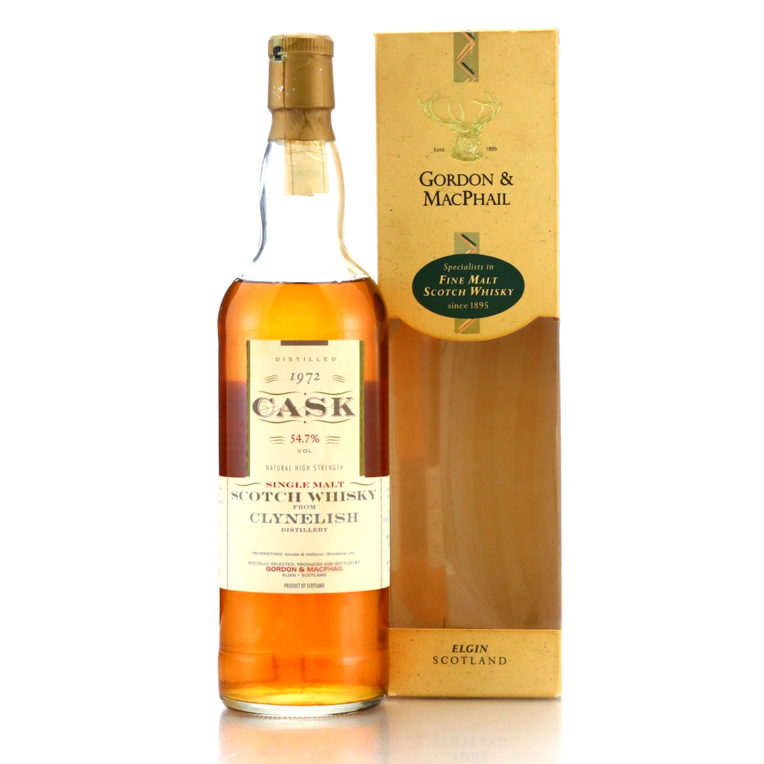 Clynelish 1972 Gordon and MacPhail Cask Strength