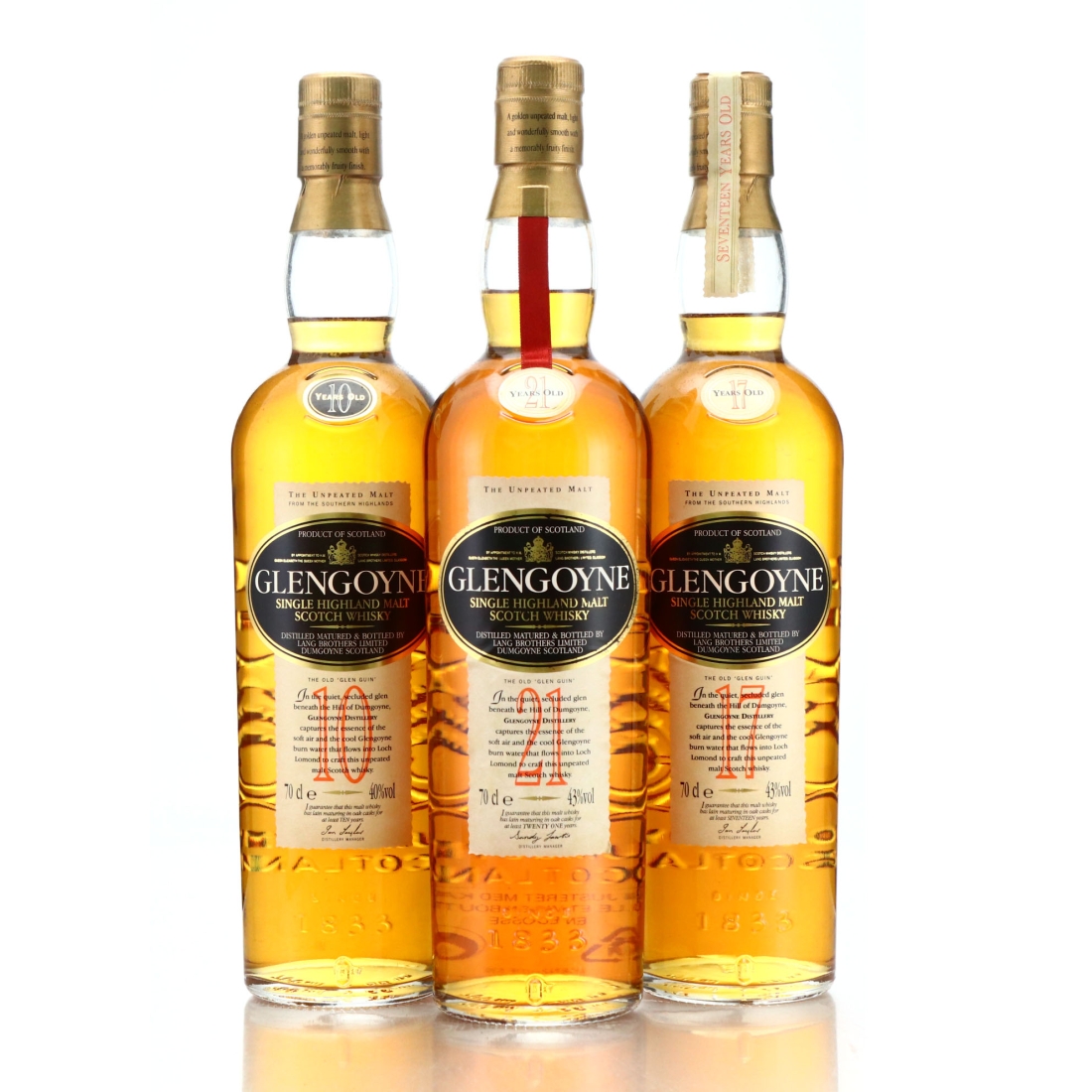 Glengoyne Millennium Selection 3 x 70cl