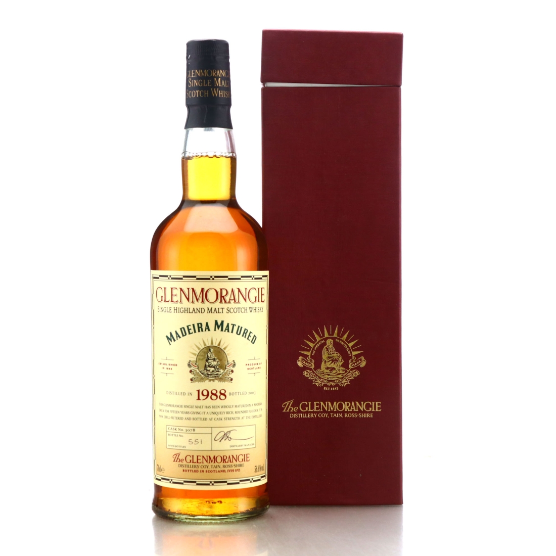 Glenmorangie 1988 Madeira Matured 15 Year Old #3078